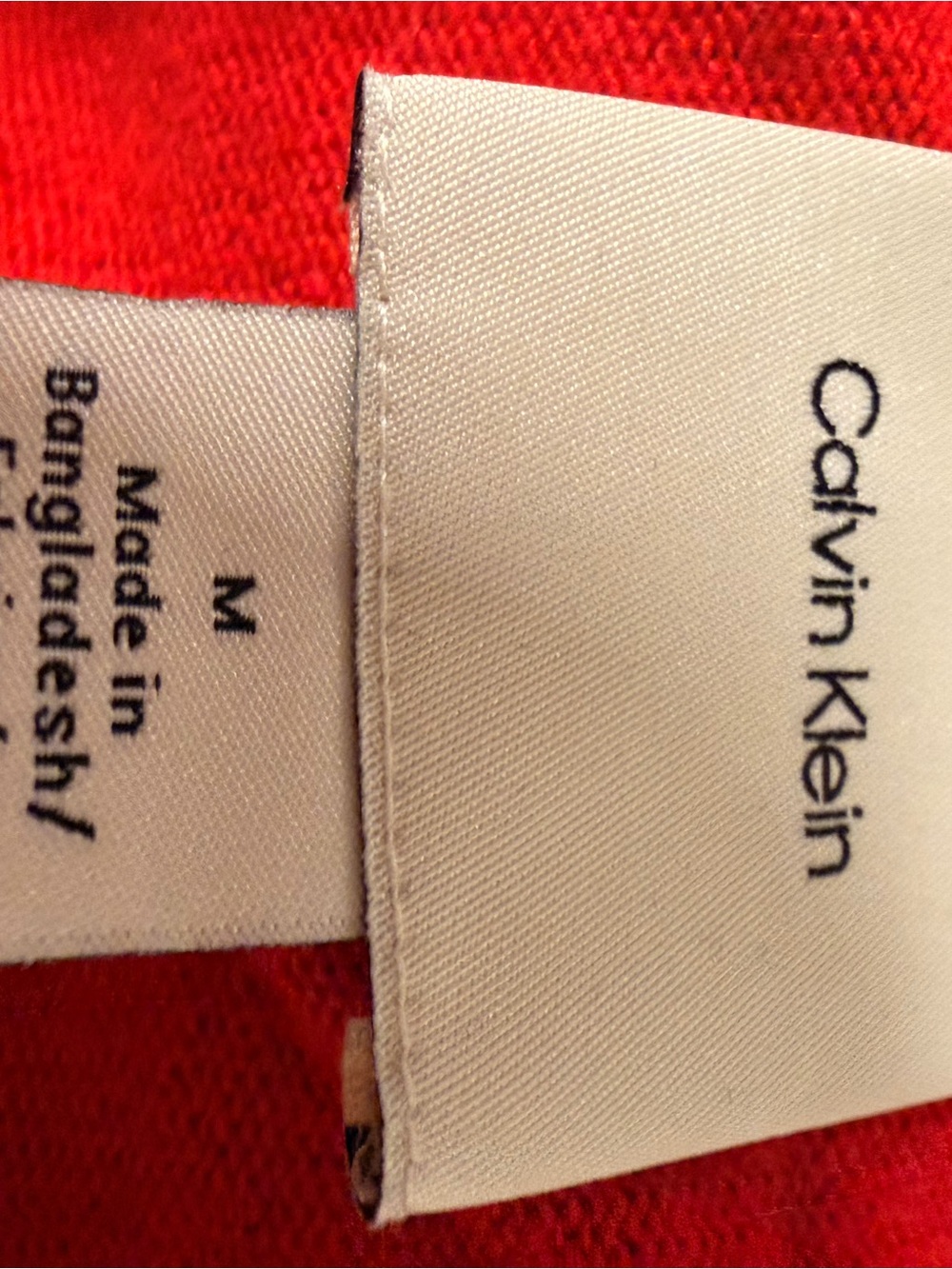 Calvin Klein Women's Red Button-Front Wool Blend Cardigan Sweater - Picture 6 of 6